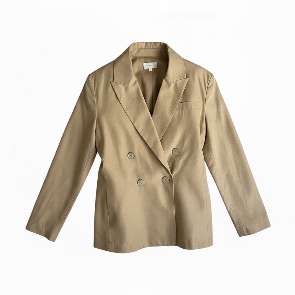 NWT Vince Drapey Silk Blazer Black | Luxury Minimalist | MSRP $545 | Size 8 - Picture 6 of 13